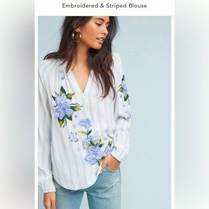 Anthropologie Akemi and Kin blouse S